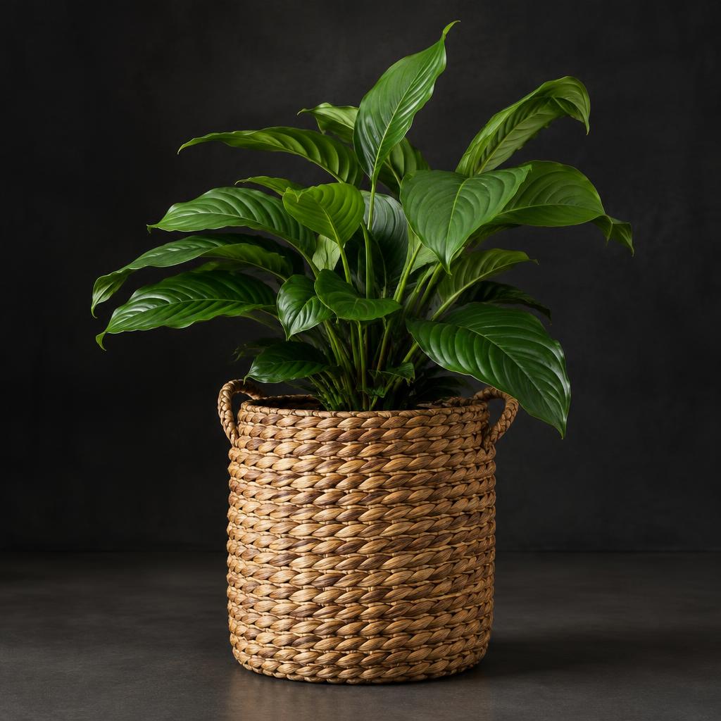 Water Hyacinth Pail Planter